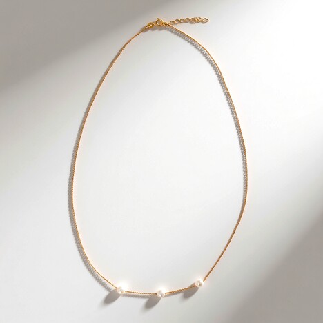 Collana in argento con Perla di Acqua Dolce (Joias do Paraíso)