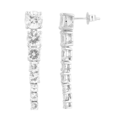 Boucles d'oreilles en argent et Danburite