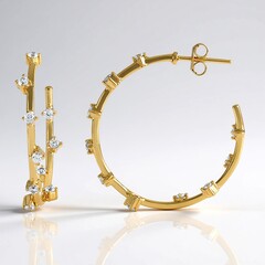 Orecchini in argento con Zircone