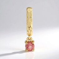 9K Pezzottaite Gold Pendant