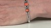 Zilveren armband met een Oranje stekelige oester (Desert Chic)