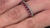 Bague en argent et Spinelle rouge noble