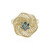 9K I2 Blue Diamond Gold Ring (Ornaments by de Melo)