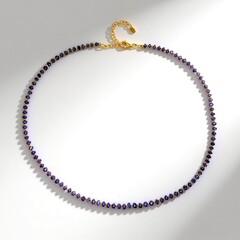Collana in argento con Tanzanite