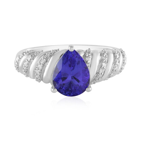 Bague en or et Tanzanite AAA (de Melo)