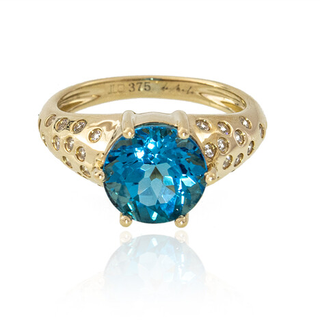 Anello in oro con Topazio Marambaia (de Melo)
