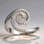 Anillo en plata con Zircón (SAELOCANA)