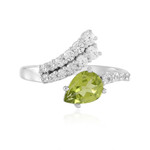 Anillo en plata con Peridoto