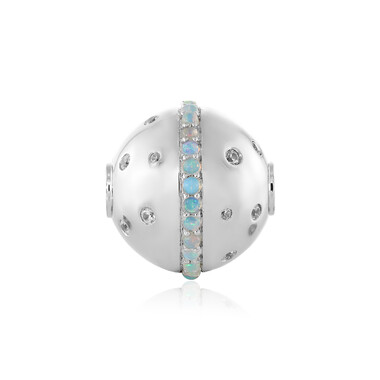 Colgante en plata con Ópalo de Welo (MONOSONO COLLECTION)