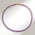 Collana in oro con Zaffiro Ceylon Porpora (non riscaldato)