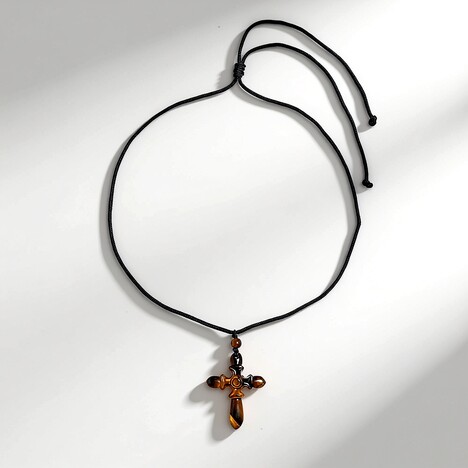 Collana con Occhio di Tigre Dorato