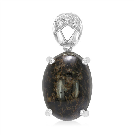 Colgante en plata con Ópalo leopardo