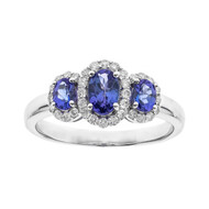 AAA-Tansanit-Goldring