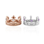 Bague en argent et Améthyste (Dallas Prince Designs)