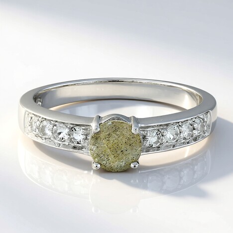 Anello in argento con Spectrolite