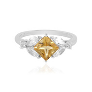 Anello in argento con Citrino