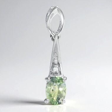 Ciondolo in argento con Tanzanite Fancy