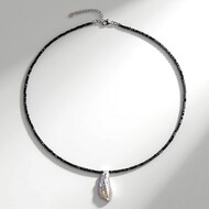 Collar en plata con Perla blanca Freshwater