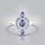 Anello in argento con Tanzanite