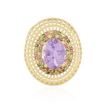Ciondolo in argento con Ametista Rose de France (Ornaments by de Melo)