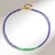 Collana in argento con Smeraldo Colombiano