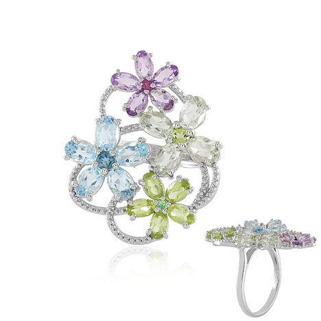 Edelstein-Silberring