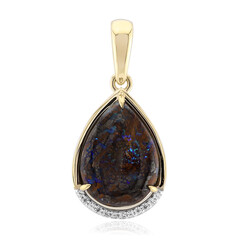 Colgante en oro con Ópalo Boulder