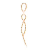 Pendentif en argent et Diamant fantaisie