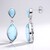 Orecchini in argento con Larimar