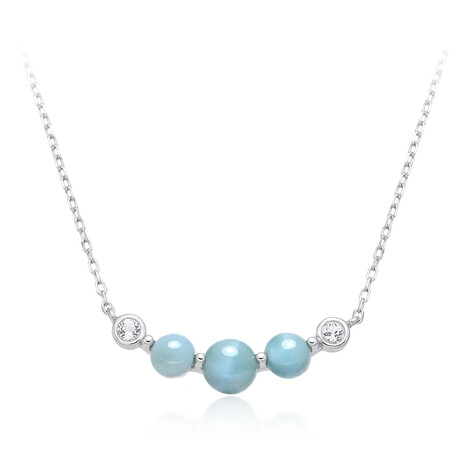 Larimar-Silbercollier