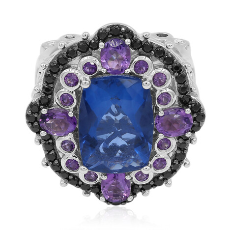 Anillo en plata con Fluorita de color cambiante (Dallas Prince Designs)