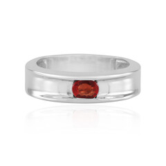 Tanzanian Ruby Silver Ring