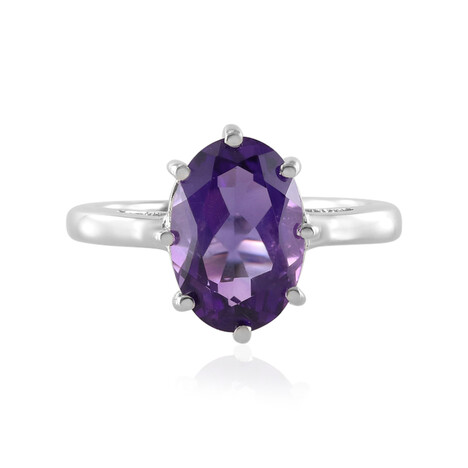 Sibirischer Amethyst-Silberring