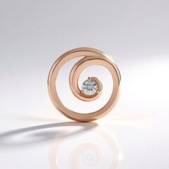 Ciondolo in argento con Zircone (Adela Silber)