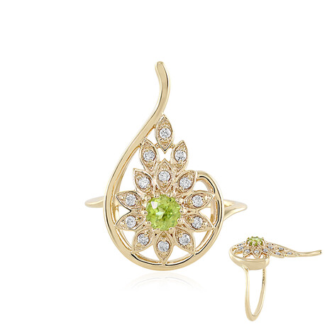 Anillo en oro con Demantoide (AMAYANI)