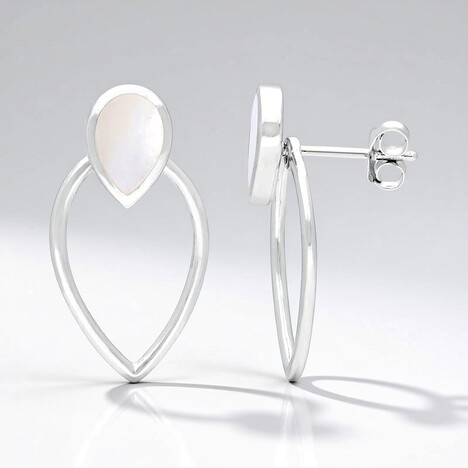 Orecchini in argento con Madreperla