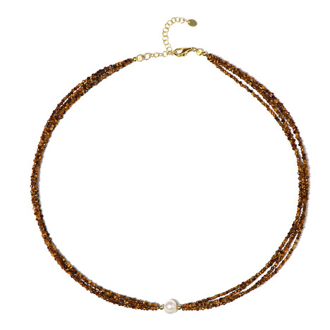 Collier en argent et Perle blanche de culture d'eau douce