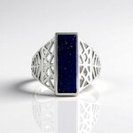 Bague en argent et Lapis-Lazuli (Ornaments by de Melo)