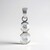 Ciondolo in argento con Quarzo Herkimer (Pallanova)