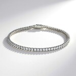 Bracciale in argento con Zircone (Adela Silber)