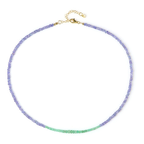 Colombian Emerald Silver Necklace