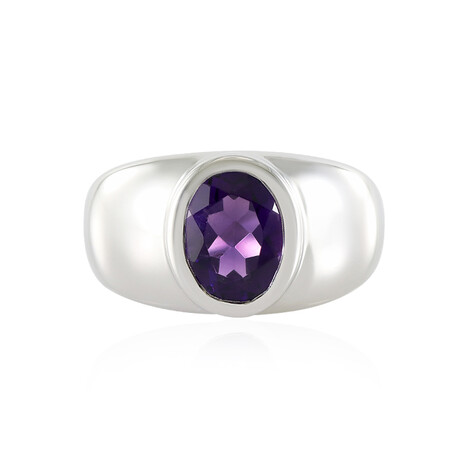Anello in argento con Ametista Siberiana (de Melo)