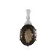 Pendentif en argent et Quartz fumé