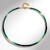 Collana in argento con Smeraldo Brasiliano