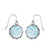 Larimar-Silberohrringe