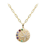 14K Amethyst Gold Necklace (CIRARI)