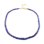 Tansanit-Silberhalskette (Adela Silber)