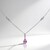 Collana in oro con Zaffiro Rosa (CIRARI)