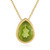 Collar en plata con Peridoto
