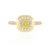 Anello in argento con Zaffiro Ceylon Giallo